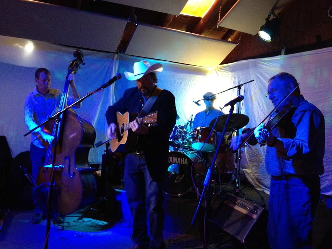 Angus Foster on bass